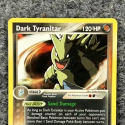 Pokemon EX Dragon Frontiers Dark Tyranitar 20/109 Regular Rare NM - Image 3