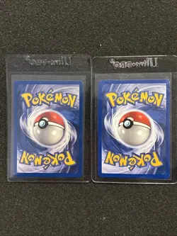 (2) 1st Edition Vintage Eevee Pokemon Cards Jungle 51/64 Rocket 55/82 Both NM - Image 4