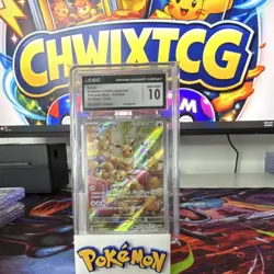 Pokemon TCG Eevee 078/066 Crimson Haze Art Rare Holo Japanese CGC 10 2024 - Image 1