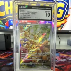 Pokemon TCG Eevee 078/066 Crimson Haze Art Rare Holo Japanese CGC 10 2024 - Image 2