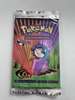 2000 WOTC FACTORY SEALED Pokemon Gym Challenge Unlimited Booster Pack SABRINA - Image 1