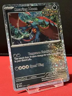 Pokemon TCG Roaring Moon 011/015 Holo Promo McDonald's Promos 2024 - Image 1