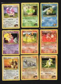 Pokemon Gym Heroes Bundle x35 Non-Holo Part Complete Collection | NM/LP/MP - Image 1
