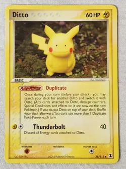 NM Ditto (Pikachu) - Non-Holo #39 Delta Species Pokemon TCG - Image 1
