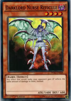 Yugioh Darklord Nurse Reficule DESO-EN048 1st Edition Super Rare NM - Image 1