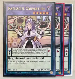 3x Patissciel Couverture 1st Edition Ultra Rare MP23-EN110 Yu-Gi-Oh! - Image 1