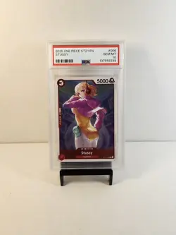 2025 One Piece Starter Deck ST-21 EN #006 Stussy PSA Gem Mint 10 POP 4 - Image 3