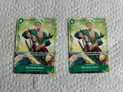 2x One Piece Roronoa Zoro PRB02-006 Welcome Pack 2026 Vol 1. English Full Art - Image 1