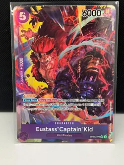 OP05-074 Eustass "Captain" Kid One Piece TCG Englisch NM - Image 1