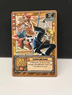 One Piece Nami & Sanji Schon und Galan Karten Karte JS-T05 TCG Holo - Image 1