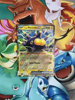 Hops Pincurchin Ex 068/217 Holo Double Rare Pokemon Card Near Mint - Image 1