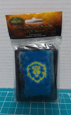 World of Warcraft (WoW) UDE Official Alliance Card Deck Protector Sleeves 75ct - Image 1