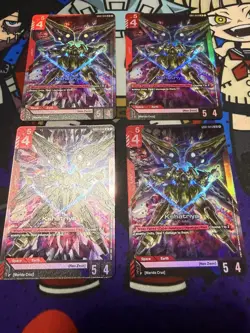 Kshatriya (GD01-044) - Newtype Rising LR - NM Foil Gundam Card Game x4 - Image 1