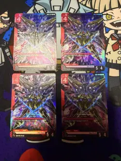 Kshatriya (GD01-044) - Newtype Rising LR - NM Foil Gundam Card Game x4 - Image 3