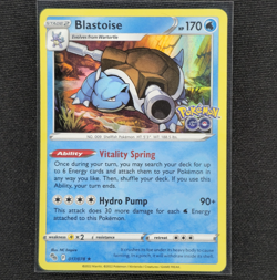 Blastoise - 017/078 - Holo Rare - Pokemon Go - Pokemon Card - NM/M - Image 1