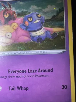 Galarian Slowpoke SWSH126 Promo SWSH: Sword & Shield Promo Cards HP Swirl - Image 3