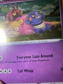 Galarian Slowpoke SWSH126 Promo SWSH: Sword & Shield Promo Cards HP Swirl - Image 5