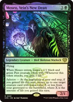 Moseo, Vein's New Dean Foil Secrets of Strixhaven NM MTG - Image 1