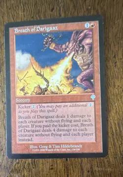 Breath of Darigaaz Invasion Regular Magic, The Gathering MTG M/HP - Image 1