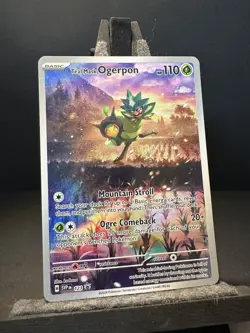 Teal Mask Ogerpon SVP 123 Promo Illustration Rare Pokemon TCG - Image 1