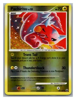 Pokemon TCG Majestic Dawn #43/100 Pachirisu Reverse Holo - Image 1