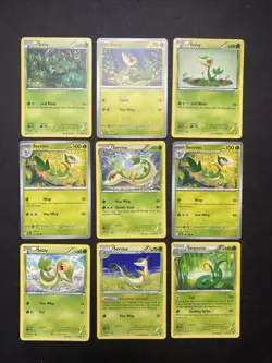Pokemon TCG - Snivy, Servine, Serperior Theme Lot - Image 1