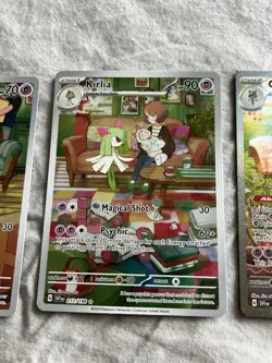 Pokemon TCG Ralts 211 Kirlia 212 Gardevoir ex 245/198 SIR Scarlet Violet NM - Image 3