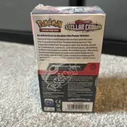 Pokemon TCG Stellar Crown Half Booster Box (18 Packs) New and Sealed - Image 2