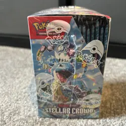 Pokemon TCG Stellar Crown Half Booster Box (18 Packs) New and Sealed - Image 3