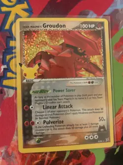 Pokemon Team Magma's Groudon 9/95 Holo Celebration: Classic Collection - Image 1