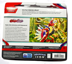 Pokemon TCG Scarlet & Violet Base Set 3-Pack Blister SEALED Arcanine Promo - Image 2