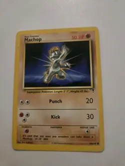 Machop 79/110 Common Pokemon Trading Card Legendary Collection 2002 - Image 1
