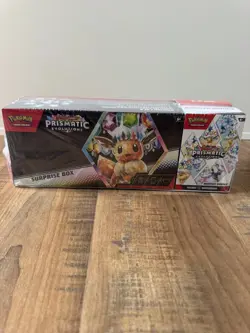 Pokemon Prismatic Evolutions Surprise Box And Booster Bundle Sam's Club SEALED! - Image 1