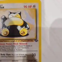 Pokemon TCG Snorlax 1st Edition Jungle Set 27/64 Near Mint 1st edition stamp - Image 3