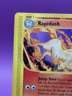 Rapidash Promo 51 WOTC Black Star Pokemon Card 2002 MP/HP - Image 2