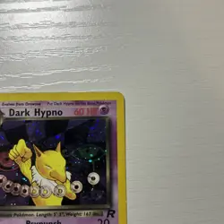 Pokemon TCG Dark Hypno Holo Card 9/82 English 2000 Base Set Vintage - Image 4