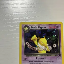 Pokemon TCG Dark Hypno Holo Card 9/82 English 2000 Base Set Vintage - Image 5
