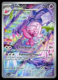 Tinkatuff 217/193 Holo Illustration Rare Paldea Evolved Pokemon Card - Image 1