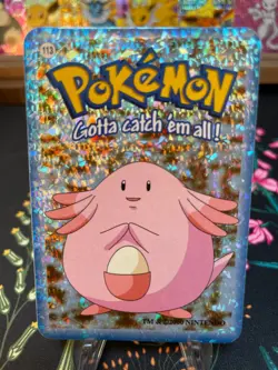 Chansey #113 - Vintage Vending Machine Prism Sticker 2000 - Pokemon Card - Image 1