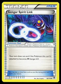 Gengar Spirit Link 95/119 Uncommon Phantom Forces Pokemon Card - Image 1
