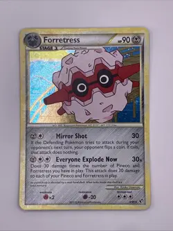 Forretress Undaunted 3/90 Holo Rare Pokemon Card - Image 1