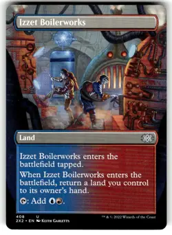 Izzet Boilerworks (Borderless) Double Masters 2022 Regular MTG - Image 1