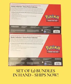 Pokemon Black Bolt and White Flare Binder + Poster Collection Bundles - IN HAND - Image 2