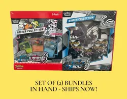 Pokemon Black Bolt and White Flare Binder + Poster Collection Bundles - IN HAND - Image 4