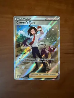Pokemon TCG Cheren's Care GG58 GG70 Holo Card Pokemon Crown Zenith - Image 1