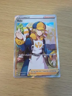 Pokemon TCG Sw&Sh: Crown Zenith Volo Full Art Trainer 151/159 - NM - Image 1