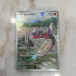 Koraidon 014 SV: Scarlet & Violet Promo Holo 2023 Mina Nakai Pokemon TCG - Image 1