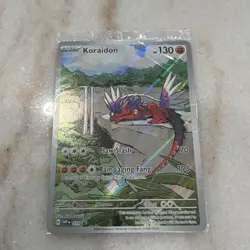 Koraidon 014 SV: Scarlet & Violet Promo Holo 2023 Mina Nakai Pokemon TCG - Image 2