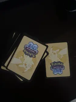 85 Pokemon TCG Online Live Mega Evolution Perfect Order Code Cards *MESSAGE* - Image 1