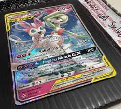 Gardevoir & Sylveon GX Tag Team 130/214 2019 Pokemon Unbroken Bonds Rare Holo NM - Image 3